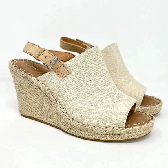 TOMS Monica Espadrille Wedge Sandal Women's - Picture 2 of 15